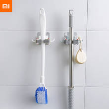 Xiaomi jordan suporte de vassoura para parede, organizador de mop, escova, gancho para armazenamento de casa, banheiro, ferramentas de casa 2024 - compre barato