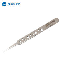 SUNSHINE SK-14 Stainless Steel Tweezers Straight Bend ESD Multifunction eyelash Tweezers for Moblie PC Repair Hand Tools DIY 2024 - buy cheap