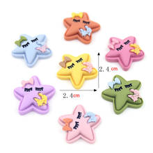 David accessories 2.4cm 10pcs 3d Resin Star Accessories For Toys Bow-knot DIY Craft Supplies Decoration ,10Yc10942 2024 - buy cheap