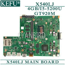 Kefu original mainboard para asus x540lj com 4gb-ram I5-5200U gt920m placa-mãe do portátil 2024 - compre barato