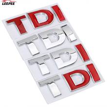 TDI Turbo Logo Decal Car Stickers Reflective 3D Metal Automotive Accessories for VW Polo T5 Golf 5 JETTA PASSAT CC MK4 MK5 MK6 2024 - buy cheap