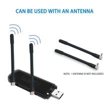 Разблокированный HUAWEI E3372, USB модем с двумя антеннами и поддержкой Wi-Fi, 150 Мб/с, 4G, LTE 2024 - купить недорого