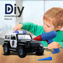 DIY Assembling Car Model Kits Kids Toy Montessori Materials Screw Nut Building Blocks Educational Toys For Children Electric Car 2024 - buy cheap