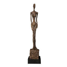 Bronze Statue Abstract Famous Giacometti Figure Home Office Decorative Statue Sculpture for Sale 2024 - buy cheap