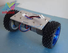 190x85 робот умный автомобиль шасси с датчиком скорости 2 колеса приводной автомобиль для DIY Набор обучающий инструмент 2024 - купить недорого