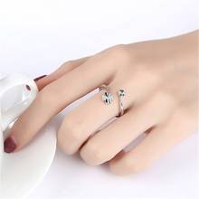 Женское кольцо с цветком и сердцем, с цирконом 2024 - купить недорого