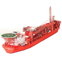 Hot sale 1:400 Norwegian FPSO Offshore Floating Production Tanker 3D Paper Model Ship 2024 - buy cheap