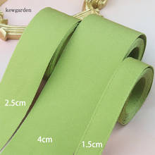 Kewgarden 1.5" 1" 5/8" Layering Cloth Silk Satin Fabric Ribbon Handmade Tape DIY Corsage Bow Hair Accessories Webbing 10 Meters 2024 - купить недорого