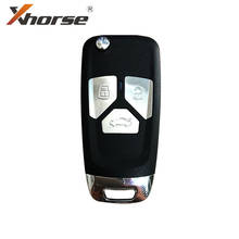 Xhorse-mando a distancia Universal inalámbrico XNAU01EN para AUDI, llave abatible, 3 botones, 1 unidad 2024 - compra barato