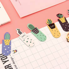 3 Pcs/set Magnetic Cactus Bookmark Student Stationery Books Marker of Page Escolar Papelaria Student Stationery 2024 - buy cheap