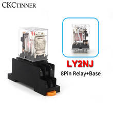 Intermediate Relay HH62P LY2NJ 10A Micro Small Electromagnetic Relay AC/DC12V24V AC110V 220V 380V With 8 pins Socket base PTF08A 2024 - buy cheap