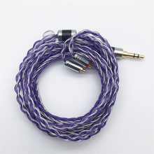 8 share Oxygen-free copper silver-plated upgrade wire purple cable MMCX ue900 se535 2024 - buy cheap