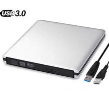 Unidad de DVD externa con USB 3,0, grabador de DVD RW, reproductor de CD-ROM para Apple Macbook, iMAC, ordenador portátil, PC, Windows 10/8/7 2024 - compra barato