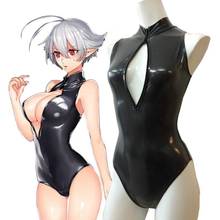 Fantasia sexy de anime japonês, roupa de banho transparente para cosplay do peito aberto 2024 - compre barato