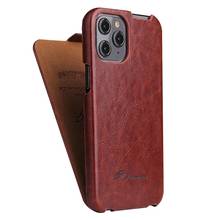 Funda Retro de cuero genuino para iPhone, carcasa a prueba de golpes con textura 3D, para iPhone 13, 12 Pro Max Mini, 11, XS, XR 2024 - compra barato