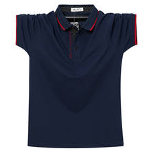 Plus 6XL 5XL XXXXL Summer Men Polo Shirt Mens Classic Solid Polo Shirts Cotton Shirt  Large Size Casual Fashion Men 2024 - buy cheap