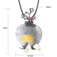 New Vintage Long Necklace Women Jewelry statement necklaces & pendants Vase Pendant collares mujer choker kolye bijoux femme 2024 - buy cheap