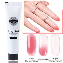 Gel acrílico para extensiones de uñas, 15ml, rosa, UV, solución antideslizante para mejorar las puntas, SA1522 2024 - compra barato