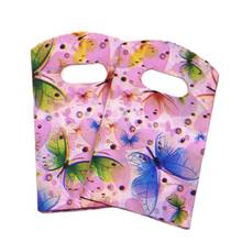 2021 New Design High Quality Wholesale 100pcs/lot 9*15cm Colorful Butterfly Gift Packaging Bags With Handles Small Gift Bags 2024 - buy cheap