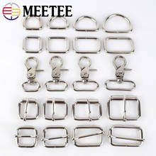 10pcs Metal D Square Ring Buckle Backpack Strap Belt Buckles Pin DIY Bag Clasps Lobster Swivel Trigger Hooks Decor Accessories 2024 - buy cheap
