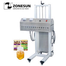 Zonesun-máquina para vedação por indução, automática, contínua, de folha de alumínio, para garrafa de plástico, leite, comprimidos, embalagem de frutas secas 2024 - compre barato