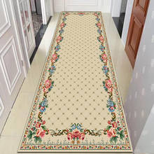 Nordic Style Long Hallway Carpet Stair Corridor Mat Non-slip Kitchen Rug Doormat Living Room Bedside Area Rug Floral Balcony Mat 2024 - buy cheap