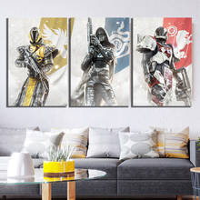 3 Panel Destiny 2 Guardians Game Pictures Home Decor Posters Wall Art Modular HD Prints Paintings Living Room Bedroom Decoration 2024 - buy cheap