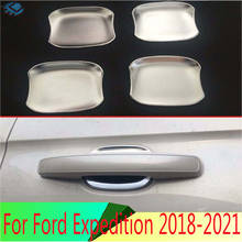 For Ford Expedition 2018 2019 Fourth generation U553 Decorate Accessories ABS Chrome Door Handle Bowl Cover Cup Cavity Trim 2024 - buy cheap