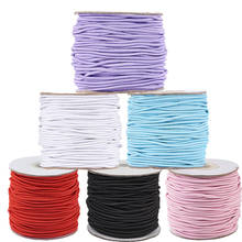 30m/40m 2mm Round Elastic Cord For Bracelet Necklace Jewelry DIY Making Nylon Outside Rubber Inside Band Handmade Accessories 2024 - buy cheap