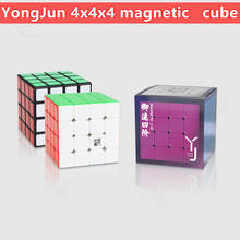 Yongjun 4x4x4 magic cube yusu m 4x4x4 Magnetic speed cube yongjun Magnetic 4x4x4 cubo magico 4x4 puzzle cube 4x4x4 Magnetic cube 2024 - buy cheap