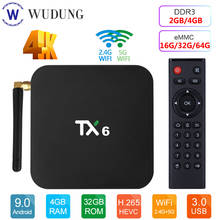 Smart TV Box Android 9.0 Tanix TX6 Allwinner H6 4GB RAM 64GB ROM 32G 4K HD 2.4G/5GHz Dual WiFi BT 2G16G Set Top Box Media Player 2024 - buy cheap