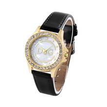 Роскошные женские часы стразы, модный браслет, Женские кварцевые наручные часы, простые женские часы с кожаным ремешком, женские часы 2024 - купить недорого
