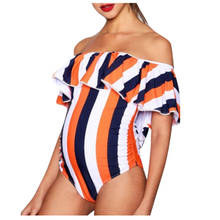 TELOTUNY NEW Women Maternity Pregnant Tankinis Stripe Bikinis Swimsuit Beachwear Ruffles fashion Plus Size Swimsuit Beachwear 2024 - buy cheap