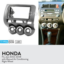 Car Fascia Radio Panel for Honda Jazz,Fit,City 2002-2008 (Manual Aircon)(Right Wheel) Dash Kit Install Facia Plate Bezel Adapter 2024 - buy cheap