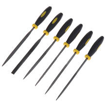 6pcs Alloy Mini Woodworking Rasp Carving Tool with Handle Woodworking Tool Coarse-toothed Single-cut for Process Remove Burrs 2024 - buy cheap