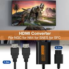 Rondaful 720P HDMI переключатель конвертер для N64 SNES NGC SFC к HDTV видео Scart кабель удобный сплиттер игровой консоли преобразования 2024 - купить недорого