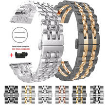 Metal Bracelet Band For Xiaomi Huami Amazfit GTR 47/42mm Stainless steel Strap for Amazfit Stratos 3 GTS Bip S 20/22mm Watchband 2024 - buy cheap
