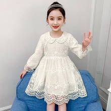 2021 new spring autumn Girls Kids lace dress comfortable cute baby princess vestido Clothes Children Clothing 2024 - buy cheap