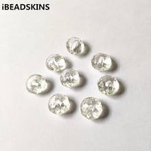 New arrival! 13x9mm 550pcs/lot Clear Acrylic Faceted wheel shape Spacer beads for Necklace,Earrings parts,hand Made Jewelry DIY 2024 - buy cheap