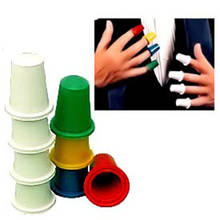 Pro Thimbles set (Multicolor, 8pairs) Magic Tricks Appear Disappear Magia Stage Cose Up Illusion Accessories Gimmick Prop Comedy 2024 - buy cheap