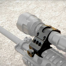 Страйкбола кольцо рельса крепление офсетное кольцо боковой пистолет фонарь Крепление для фонарика лазер/прицел Крепление подходит 20 мм рельсовый HT2-0002 2024 - купить недорого
