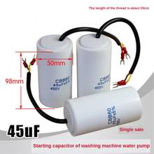 1pcs 45uf CBB60 CD60 450V  Washing machine pump capacitor  washing machine capacitor 2024 - buy cheap