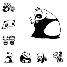 Pegatinas de Panda para coche, película de vinilo de animales, accesorios para automóviles, gran oferta 2024 - compra barato