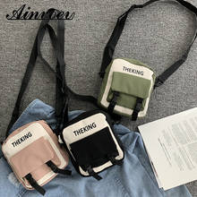 Ainvoev 2020 Korea Small Shoulder Bag Cute Girls Student Mini Messenger Bag Purse Phone Bag New Crossbody Bags for Women 2024 - buy cheap