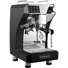 Máquina de café italiana, caldeira dupla de 220 l, bomba dupla, semiautomática, em aço inoxidável, com botão, v 2024 - compre barato