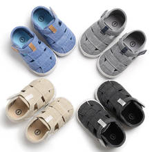 Zapatos de cuna suaves para niños recién nacidos, sandalias antideslizantes, calzado de verano 2024 - compra barato