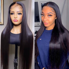 6x6 Lace Closure Wig Brazilian Virgin Hair Straight Lace Front Human Hair Wigs For Black Women Pre Plucked Wigs DJSbeauty 2024 - buy cheap