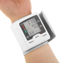 Esfigmomanómetro de muñeca para brazalete, medidor de presión arterial, Monitor de pulso, frecuencia cardíaca, tonómetro portátil, Detector de salud para el hogar 2024 - compra barato