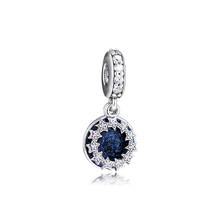Fits Pandora Bracelet 925 Sterling Silver Inspirational Stars & Blue Enamel Dangle Charm Beads for Jewelry Making kralen 2024 - buy cheap