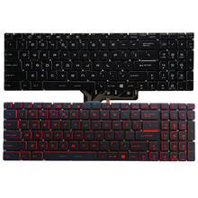 Nuevo teclado de EE. UU. Para ordenador portátil MSI CR62 CX62 CR72 CX72 CX62 2QD CX62, teclado de EE. UU. 2024 - compra barato